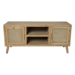 Xenos Webbing tv meubel Bandung - naturel - 54.5x120x38 cm- Tv Meubels|Dressoir