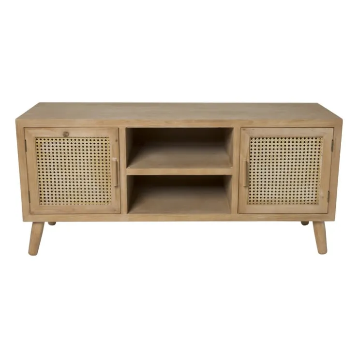 Xenos Webbing tv meubel Bandung - naturel - 54.5x120x38 cm- Tv Meubels|Dressoir