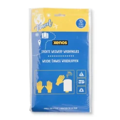 Xenos Wegwerp washandjes - set van 10- Badtextiel