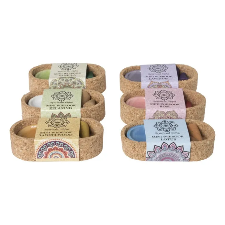 Xenos Wierook set - vanille - kegels met schaaltje- Wierook