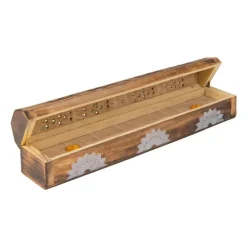 Xenos Wierookdoos/brander mandala - hout- Wierook