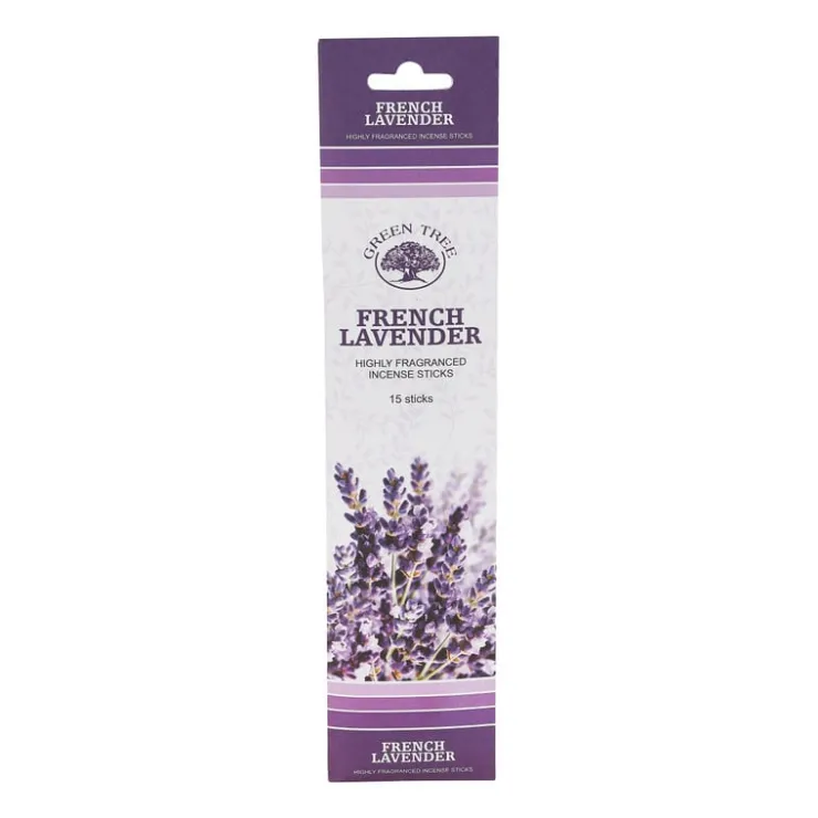 Greentree Wierooksticks Green Tree - french lavender - 15 stokjes- Wierook