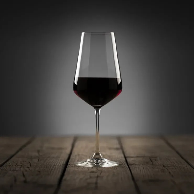 Xenos Wijnglas kristal - 450 ml - set van 4- Glazensets|Wijnglazen