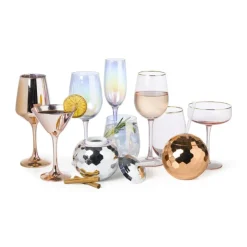 Xenos Wijnglas parelmoer - 400 ml- Wijnglazen|Cocktailglazen