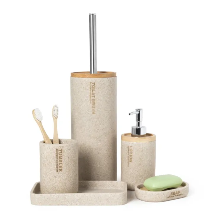 Xenos Zeepbakje sand - beige - 12.9x8.4x2.5 cm- Zeepbakjes|Badkamer Accessoires