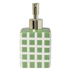 Xenos Zeeppompje blokjes - groen/wit - 15.8x7x7 cm- Zeeppompjes|Kerstcadeaus