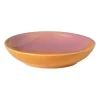 Xenos Zeepschaaltje duo - oranje/roze - ø11x2.2 cm- Zeepbakjes|Kerstcadeaus