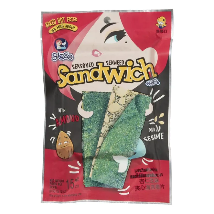 Xenos Zeewier snack amandel - 15 gram- Japanse Keuken|Chips, Nootjes En Zoutjes