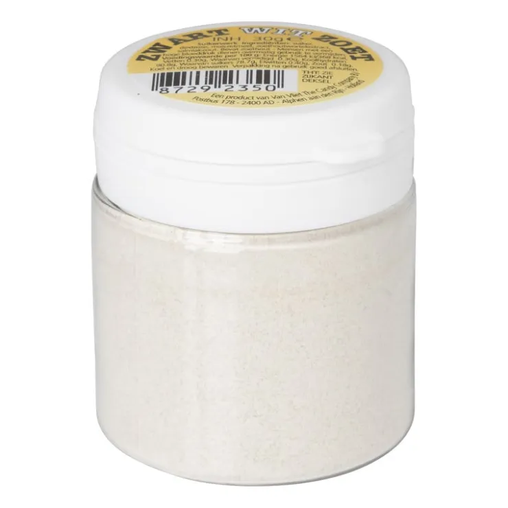 Xenos Zwart wit poeder - drop - 30 gram- Snoep